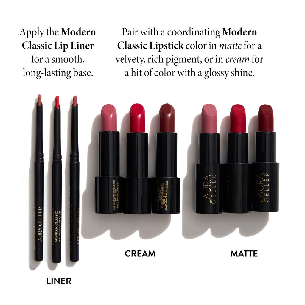Modern Classic Waterproof Lip Liner product pairing benefits