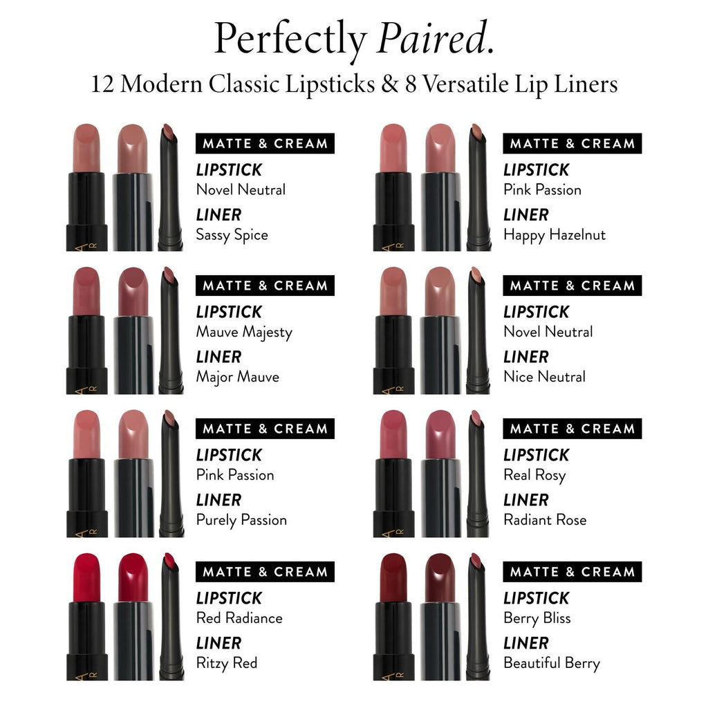Modern Classic Pairs Well With liners and lipsticks