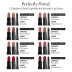 Modern Classic Pairs Well With liners and lipsticks