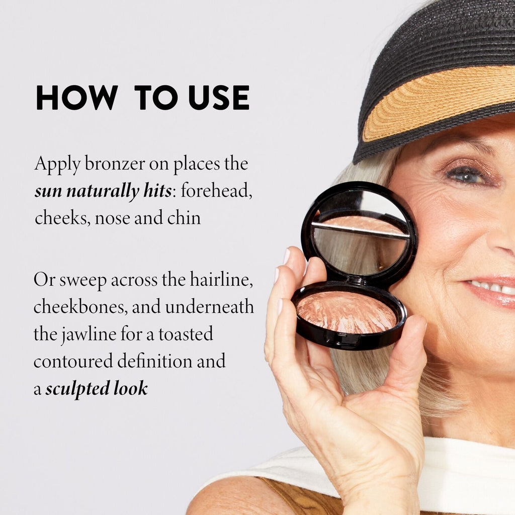 Baked Bronze-n-Brighten Multipurpose Bronzer how to use