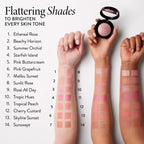 Baked Blush-n-Brighten Marbleized Blush arm swatches