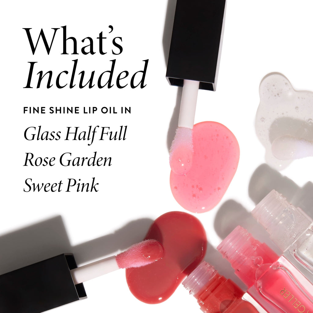 Fine Shine Glossy Lip Oil Trio