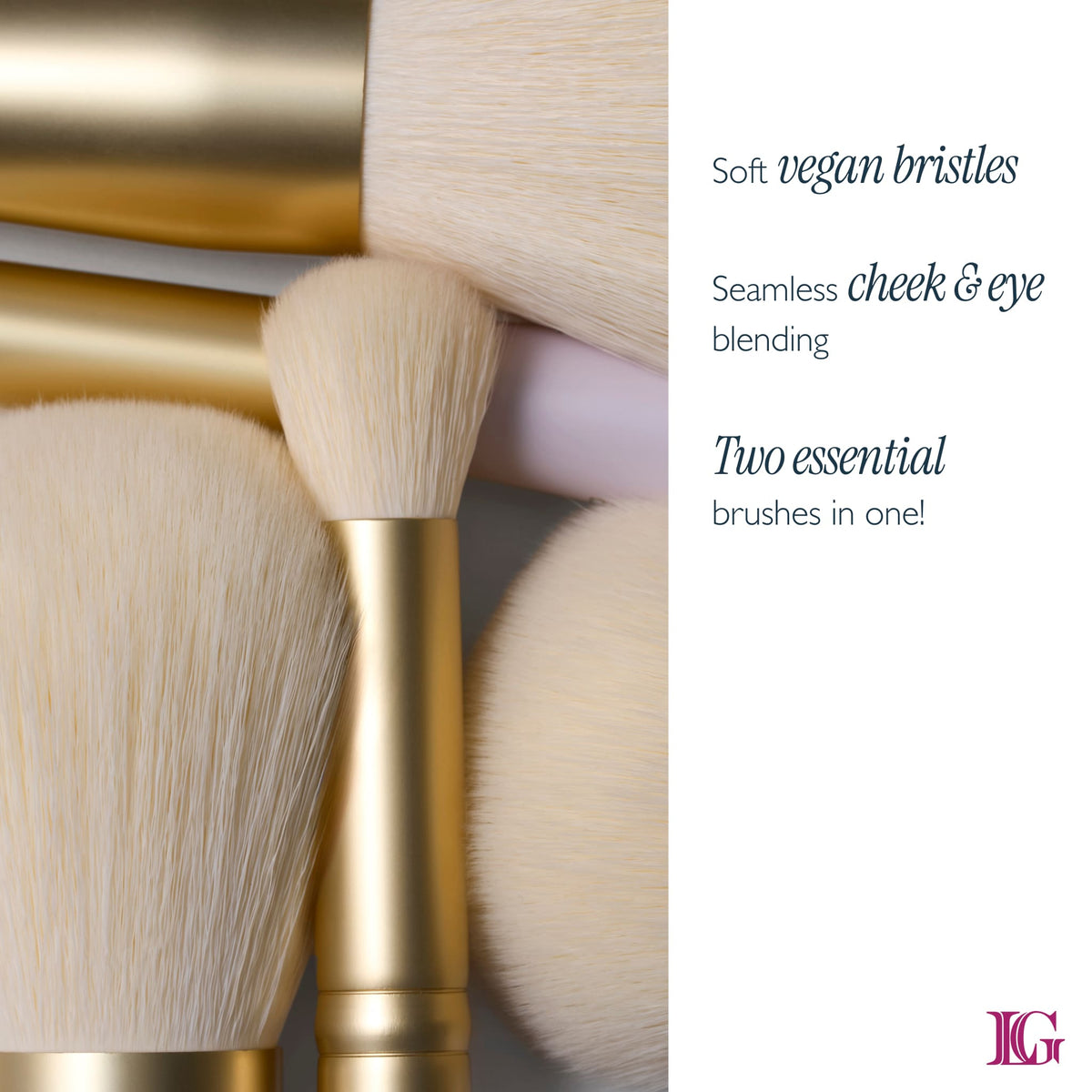 Free Dual-Ended Cheek + Eyeshadow Brush