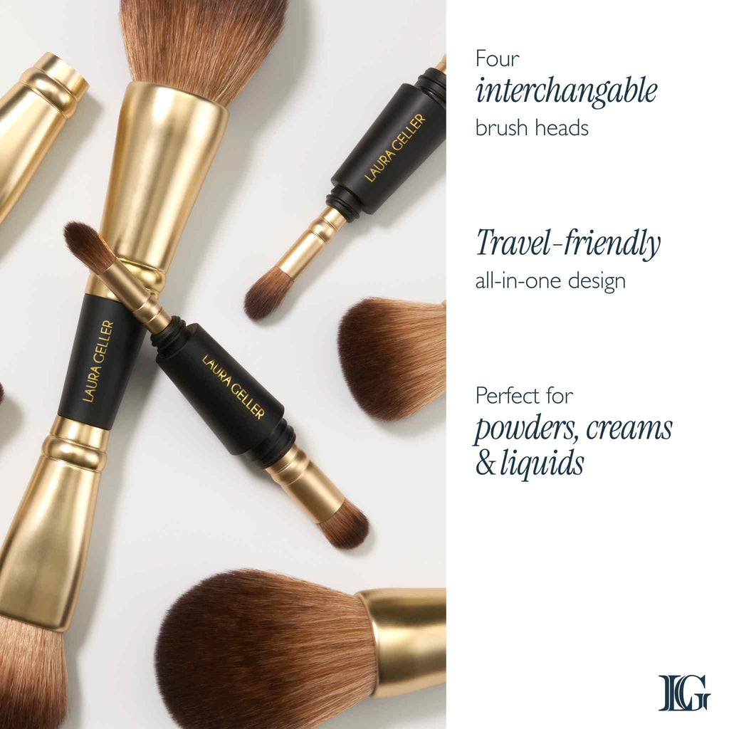 Geller To-Go 4-in-1 Travel Makeup Brush