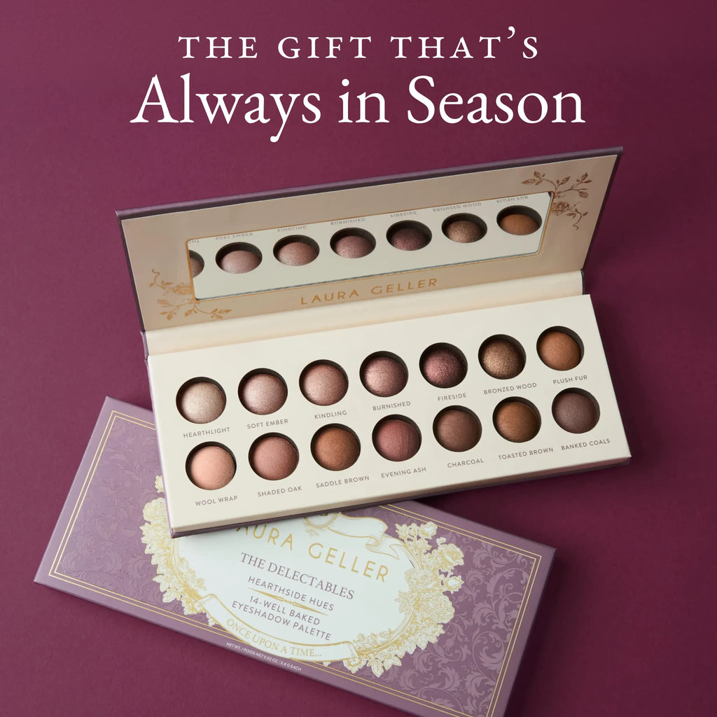 Delectables 14-Well Baked Eyeshadow Palette - Hearthside Hues