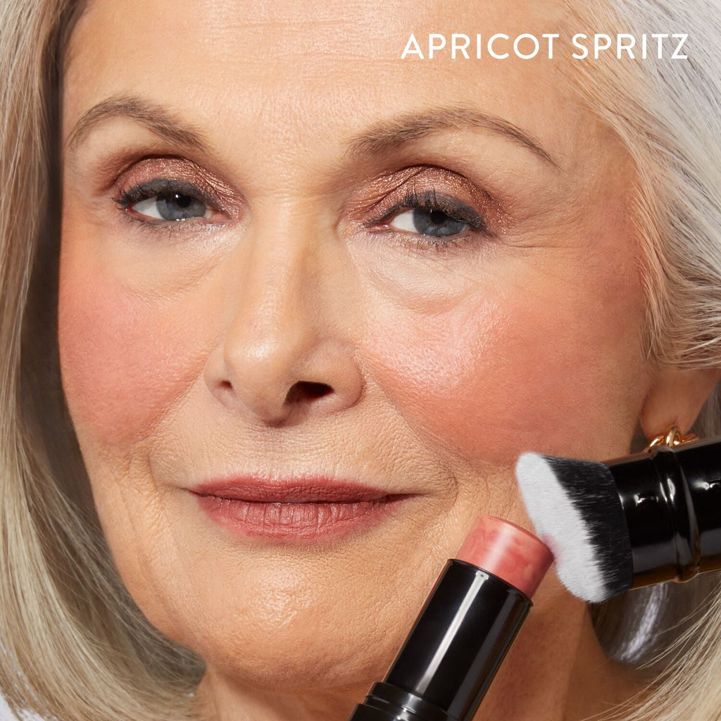 Italian Marble Blush Stick on model in Apricot Spritz
