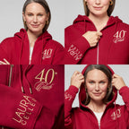 The 40+ Club Zip-Up Sweatshirt - model lifestyle grid