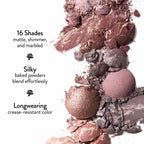 Draper James x Laura Geller  Marble-ous Eyes 16 Multi-Finish & Marbled Eyeshadows