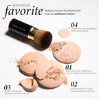Retractable Airbrush Kabuki Brush pairs well with