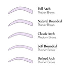 Precision Brow Shaping Stencils