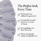 Precision Brow Shaping Stencils