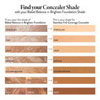Seamless Finish Full Coverage Concealer shade finder with bnb