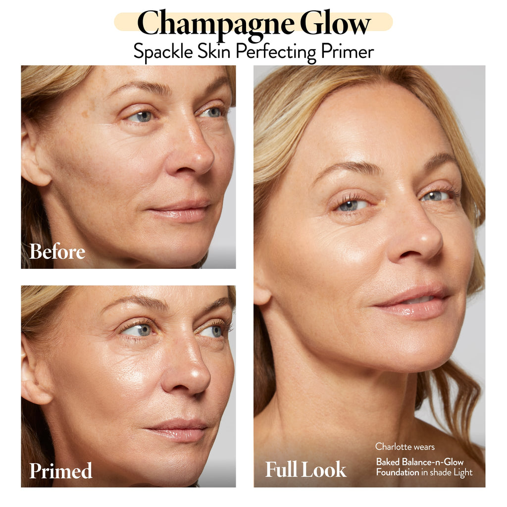 Spackle Skin Perfecting Primer: Original Champagne Glow model B&A