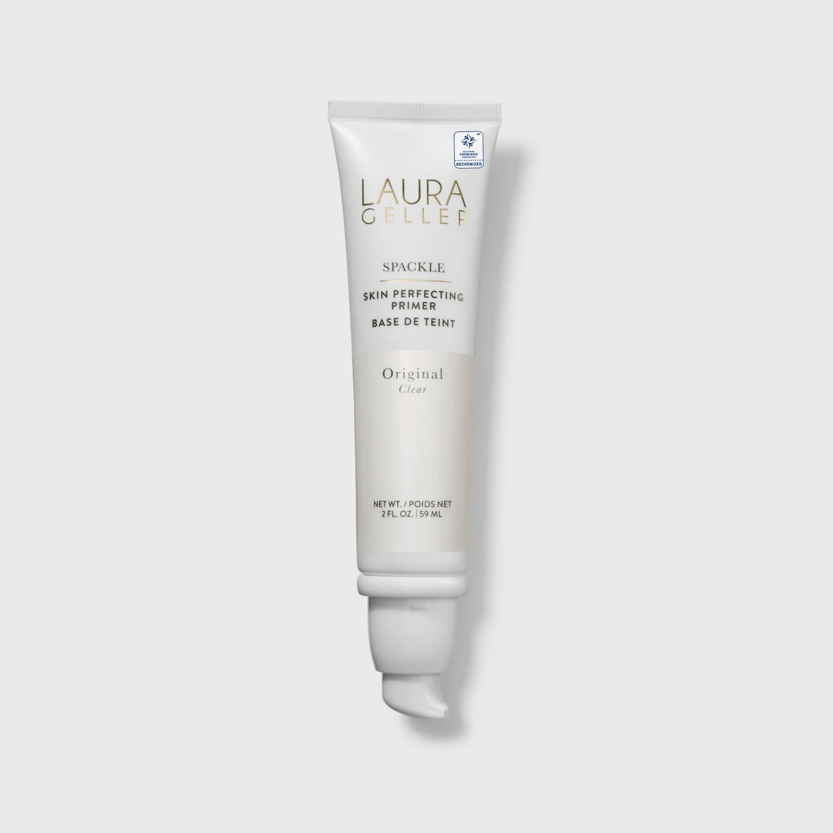 Spackle Skin Perfecting Primer: Original Clear with Psoriasis badge